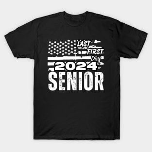 Last First Day Senior 2024 Back To school T-Shirt